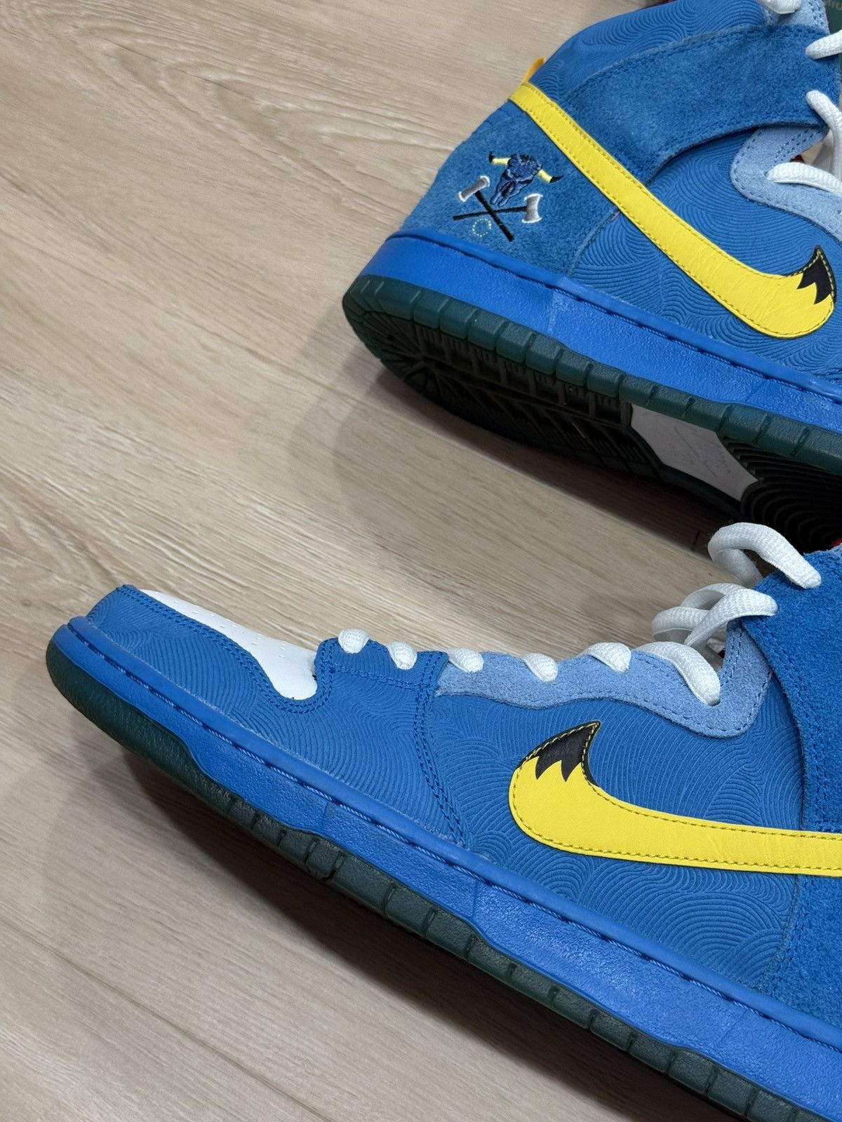 Nike Nike SB Dunk High Familia Blue Ox Sneakers Size US 12 / EU 45 - 4 Thumbnail