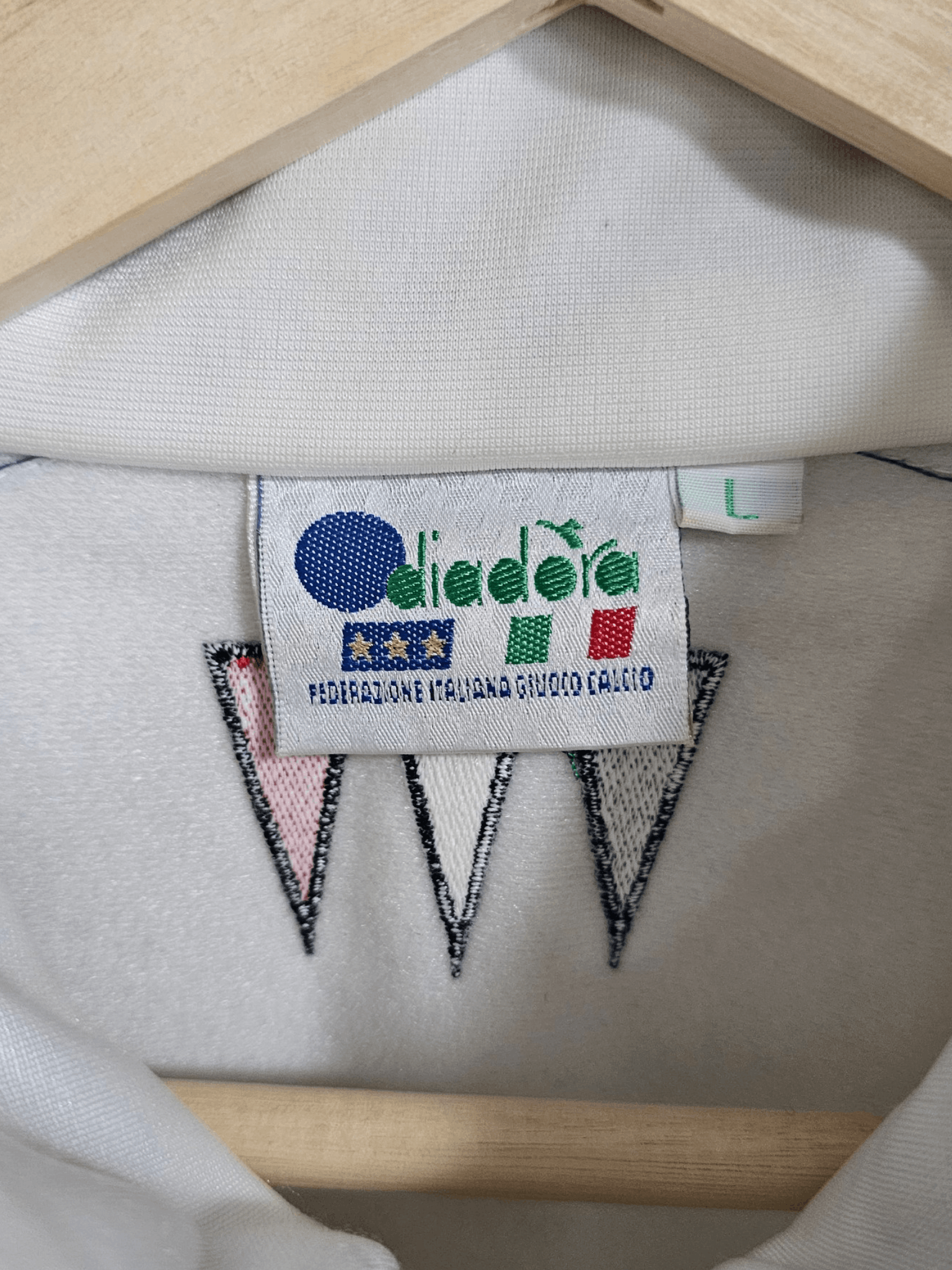 Diadora Italy Diadora 90's Warm Up Jacket Size US XL / EU 56 / 4 - 7 Thumbnail