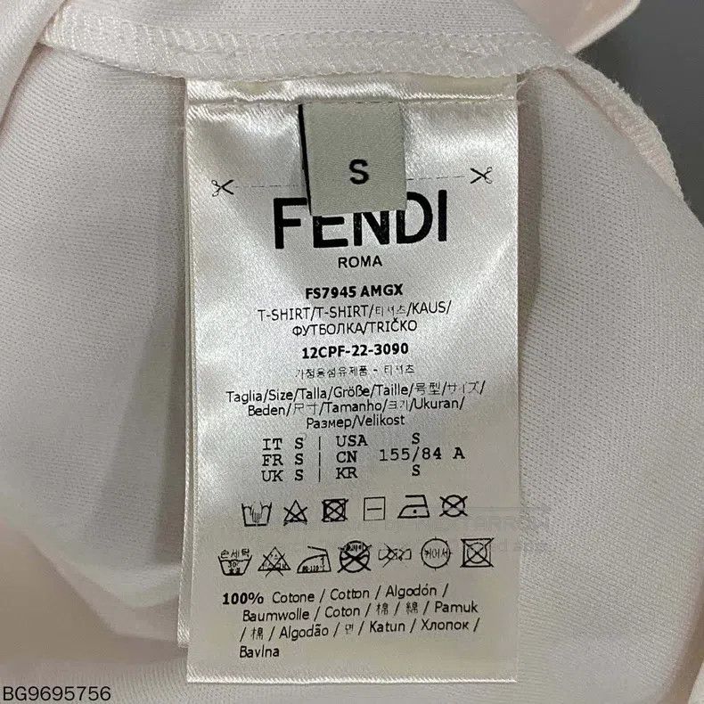 Fendi Fendi Short-sleeve top with double F small bag on cuff Size S / US 4 / IT 40 - 4 Thumbnail