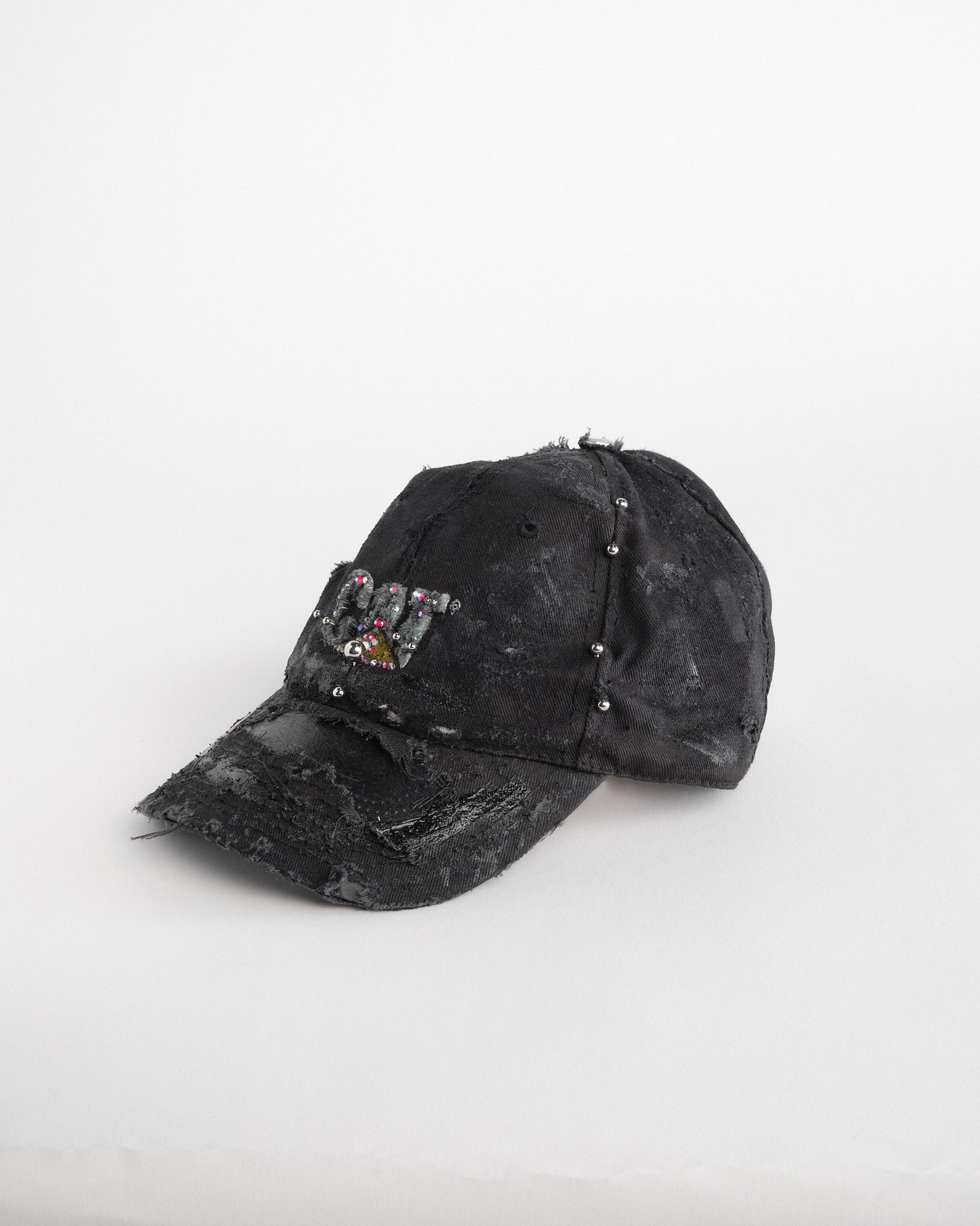 Caterpillar ASTROBOI* x CAT Black Rhinestone Pierced Hat Size ONE SIZE - 3 Thumbnail