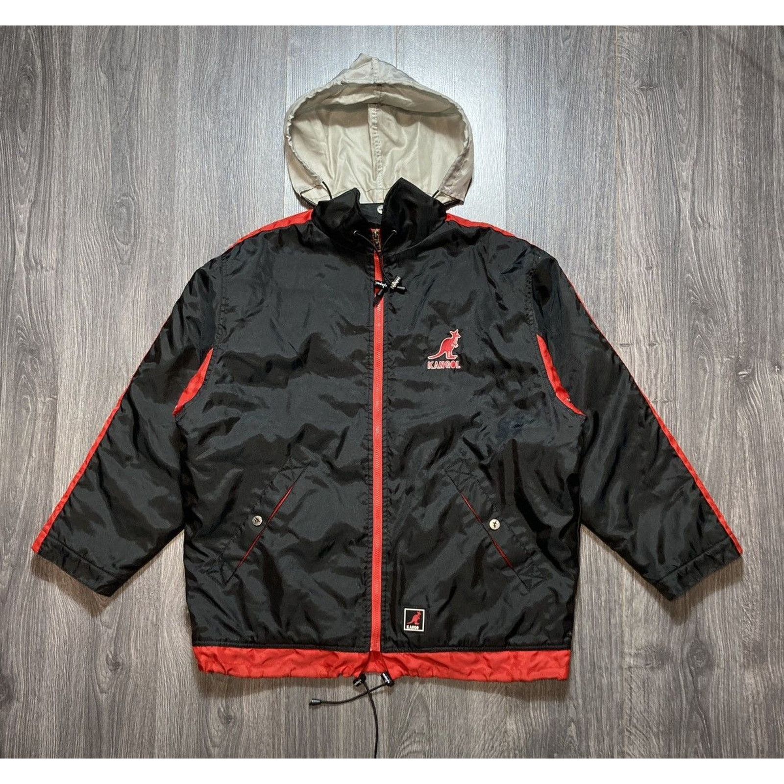 Kangol × Vintage 90s Vintage Kangol Nylon Jacket Size US L / EU 52-54 / 3 - 1 Thumbnail