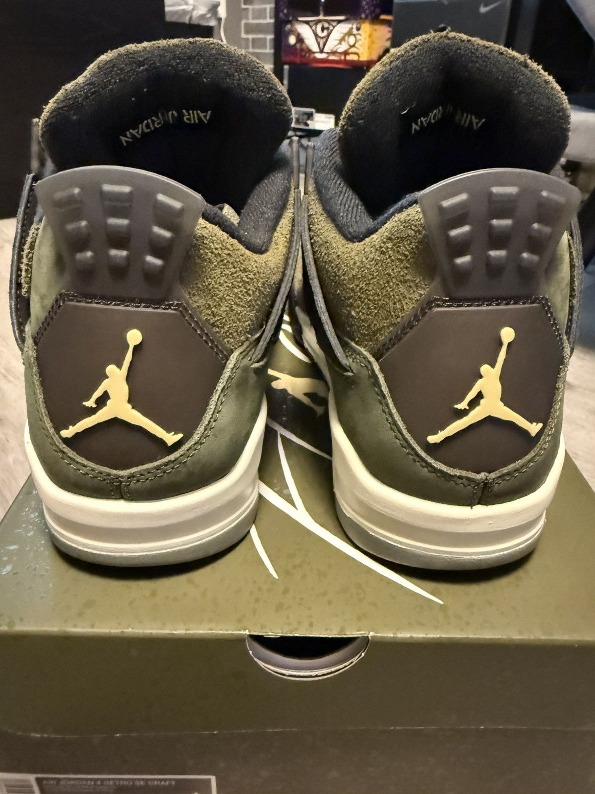 Nike Air Jordan 4 Craft “Olive” Size 9 Size US 9 / EU 42 - 5 Thumbnail