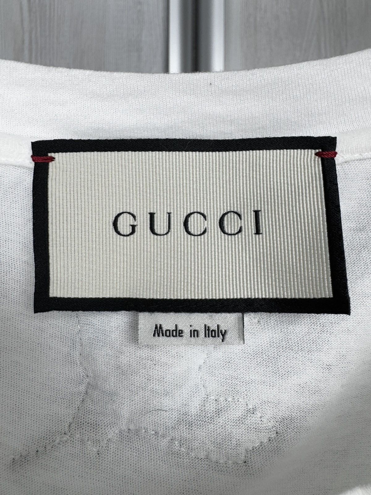 Gucci Gucci White Logo Flower Embroidered Distressed Oversized Tee Size XS / US 0-2 / IT 36-38 - 11 Thumbnail