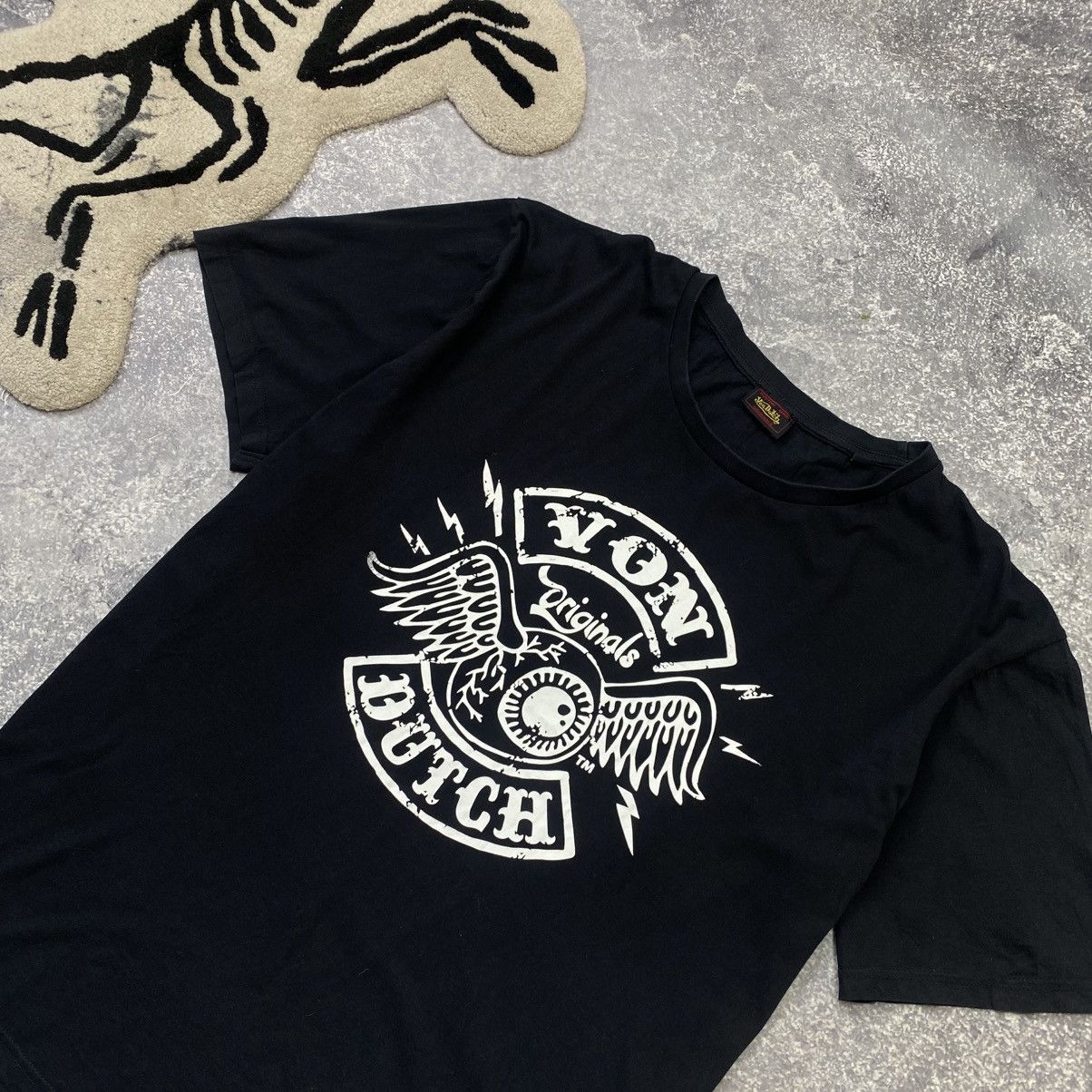 Von Dutch Men’s Von Dutch Big Logo designer Japanese style tee Size US L / EU 52-54 / 3 - 2 Thumbnail