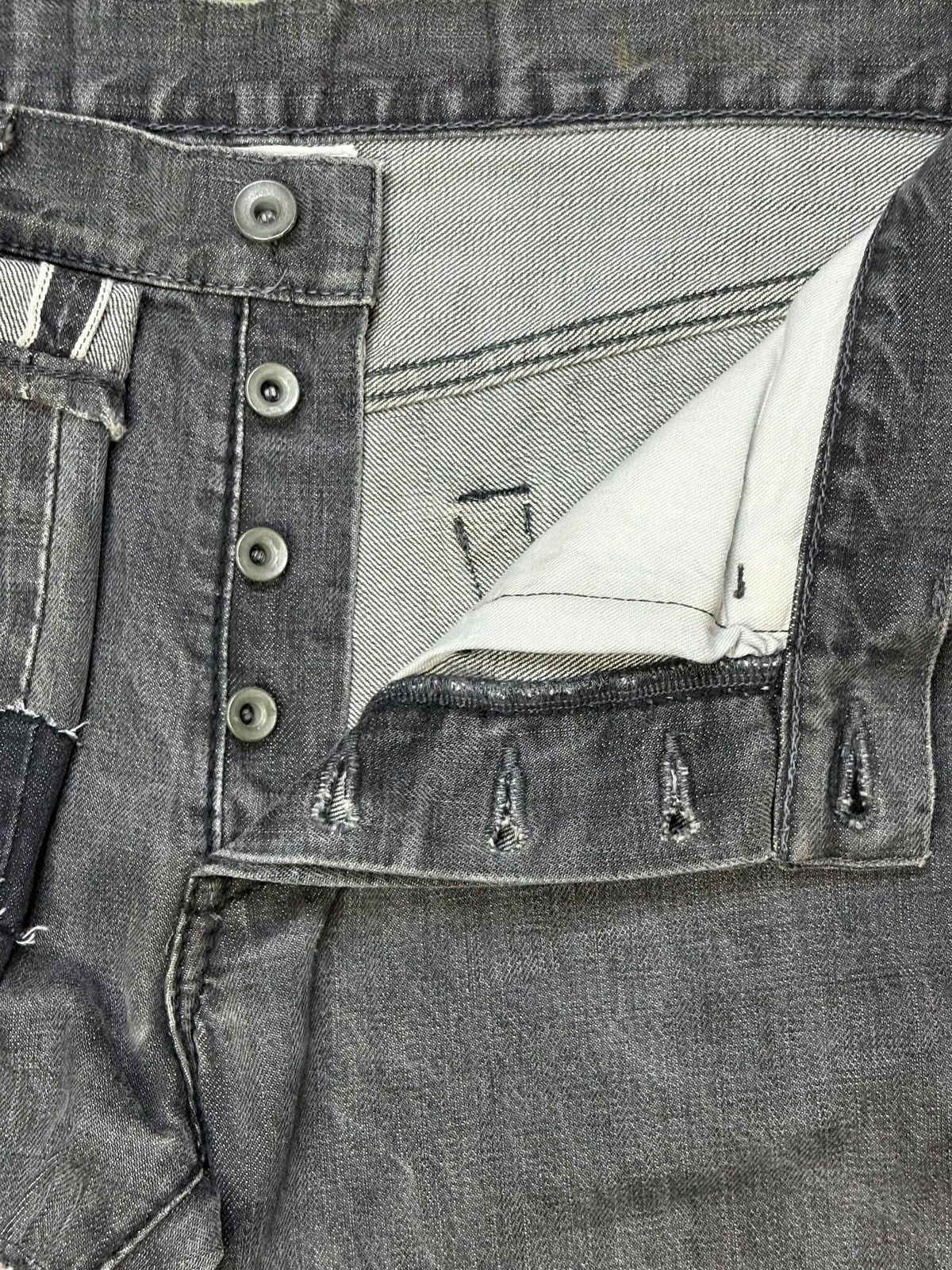 Japanese Brand SALES🔥Vintage Japanese Selvedge Custom Patched Loose Jeans Size US 33 - 4 Thumbnail