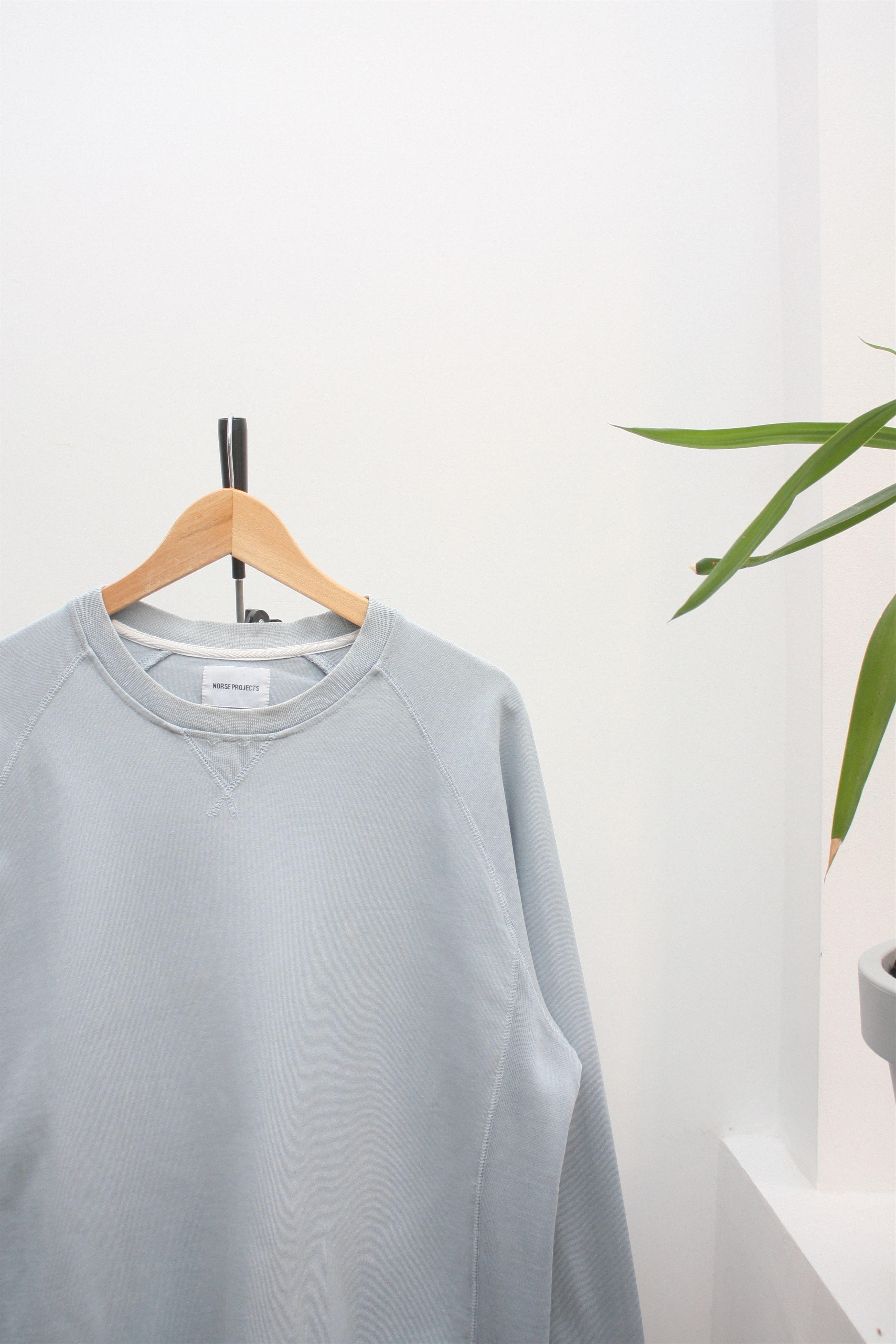 Norse Projects Norse Projects Visby Tee Sweat Light Blue Crew Neck Size US L / EU 52-54 / 3 - 1 Thumbnail