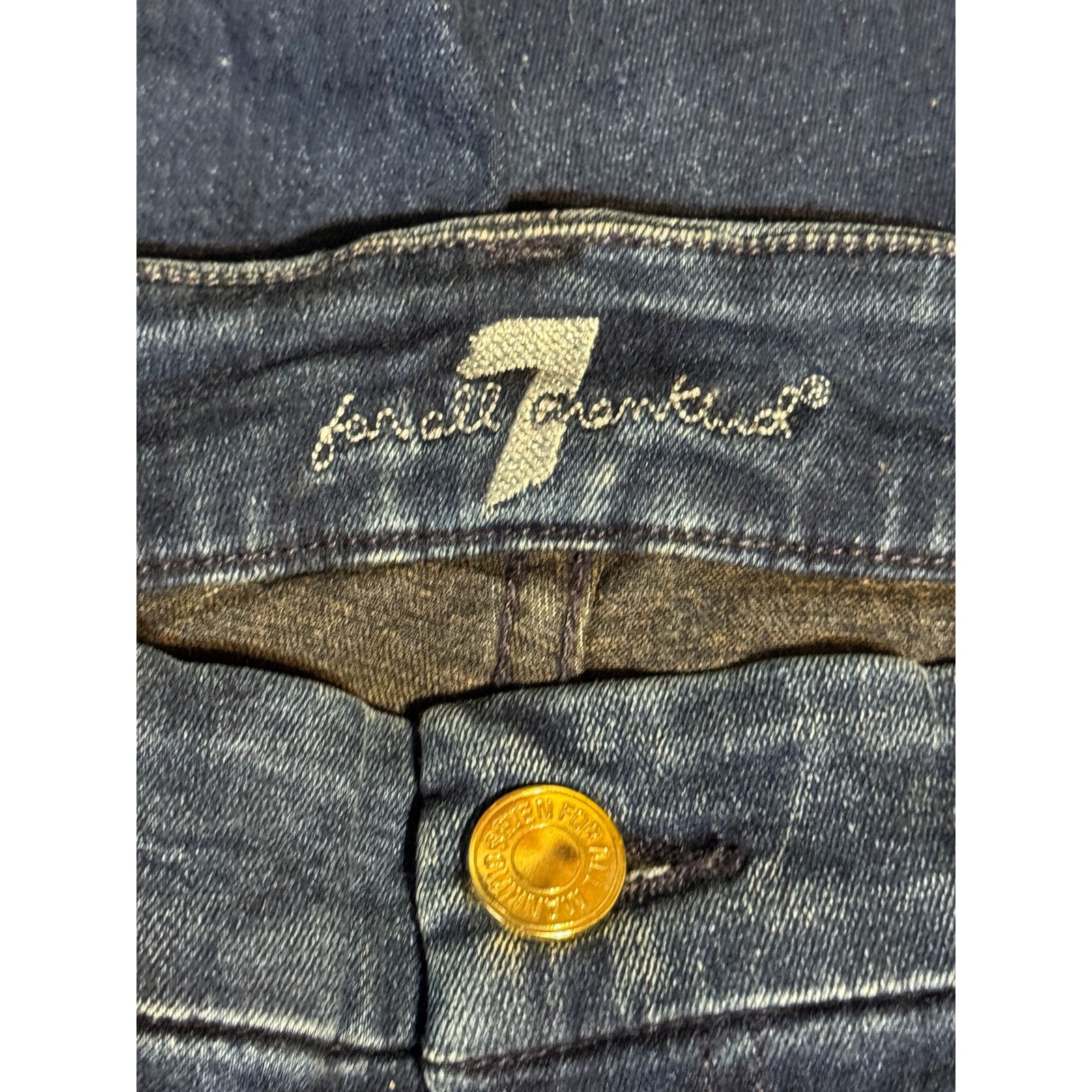 Seven 7 Seven7 · Size 30 · Blue Denim Mid-Rise Skinny Jeans Size 30" / US 8 / IT 44 - 6 Thumbnail