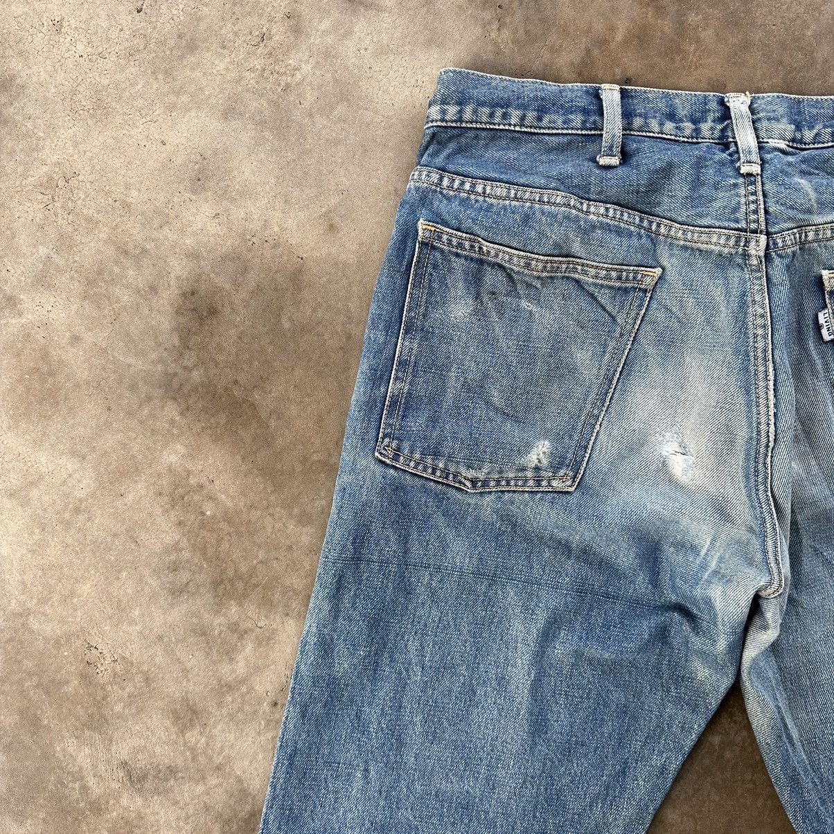 Japanese Brand Vintage Living Concept Japanese Talon Faded Jean Distressed Size US 31 - 13 Thumbnail