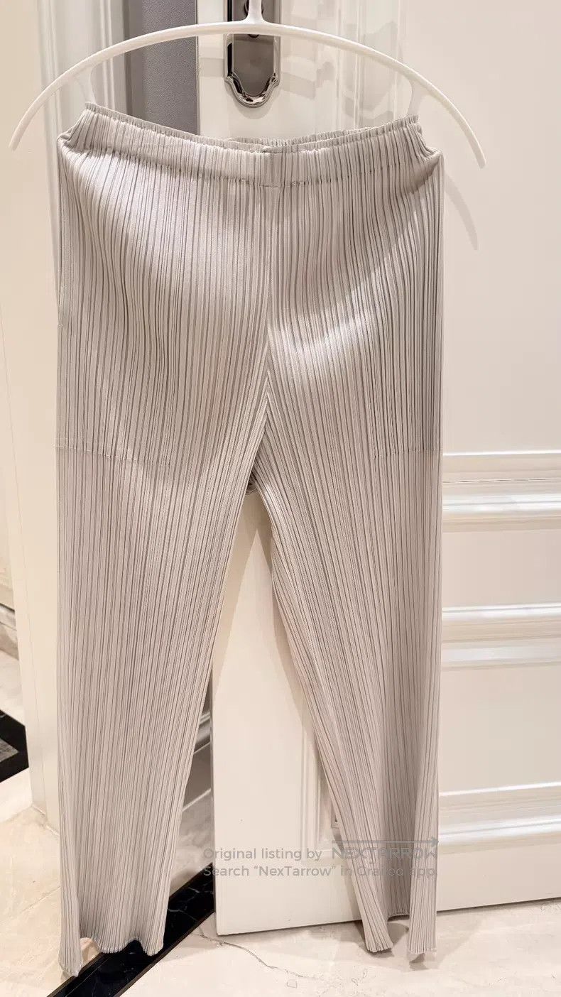 Other Issey Miyake size:0 Beige Ruched Pants Size 31" - 2 Thumbnail