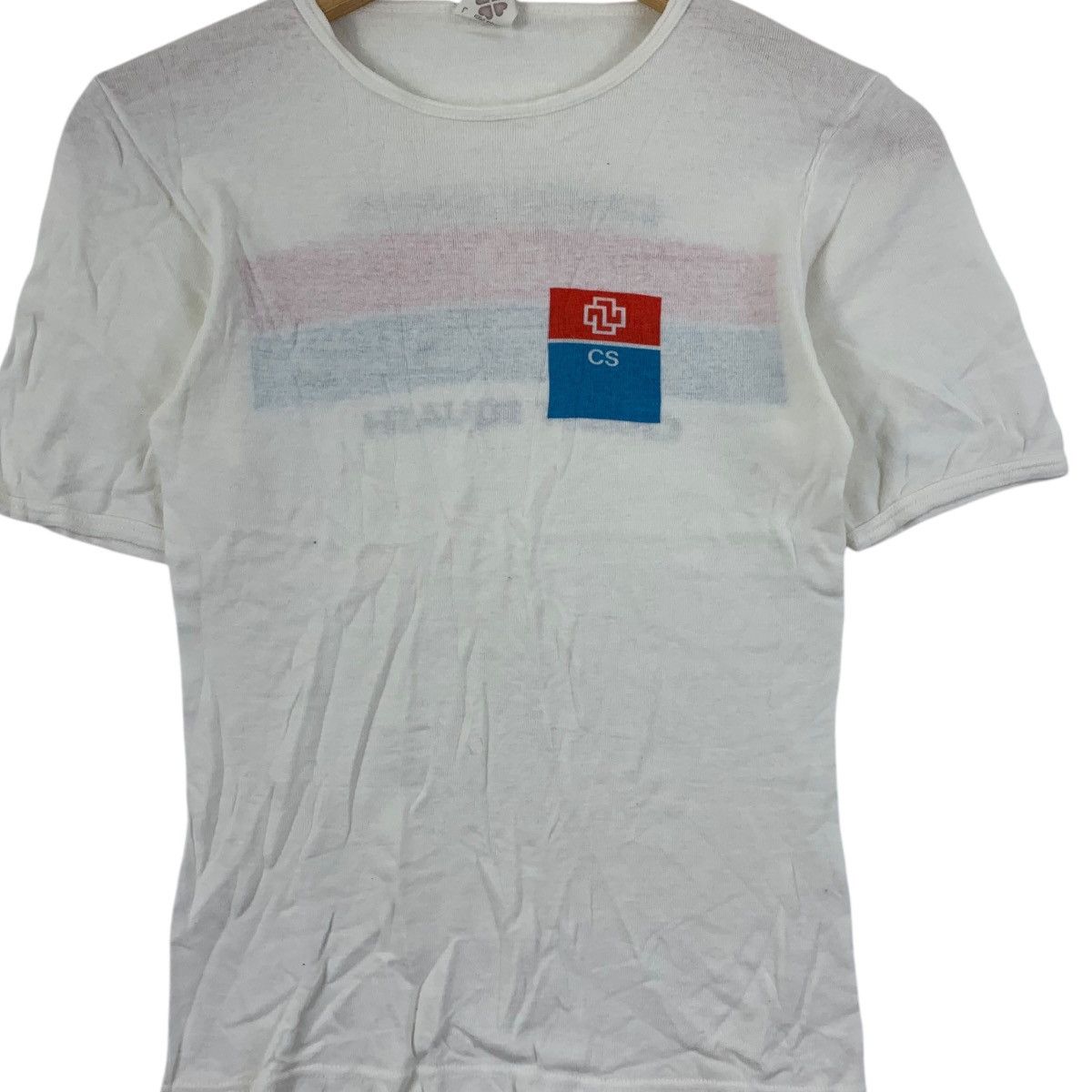 Vintage Vintage 90’ CREDIT SUISSE SQUASH Swiss Made Tee Shirt Top Size M / US 6-8 / IT 42-44 - 3 Thumbnail
