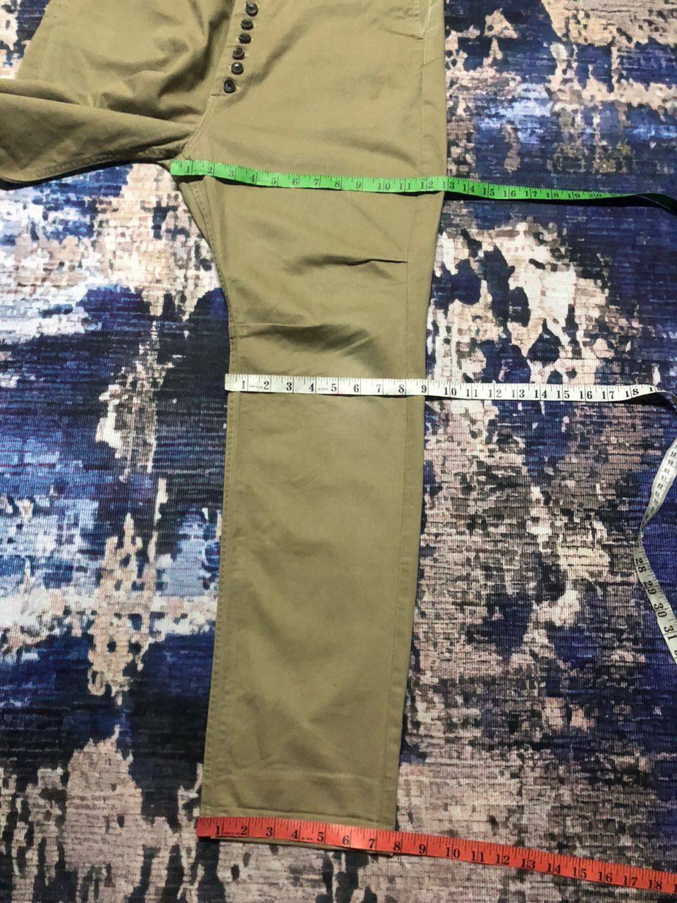 Kapital Kapital Clown Linen Waist Cotton Pants Camel Distressed Size US 32 / EU 48 - 23 Thumbnail
