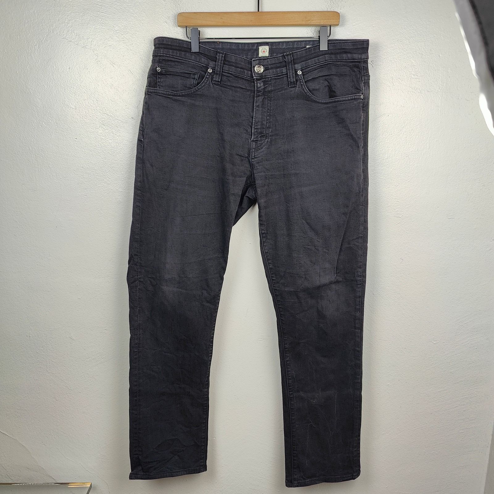 Agave Jake Agave Rocker The Slim Straight jeans Mens 38 Black Size US 38 / EU 54 - 1 Thumbnail