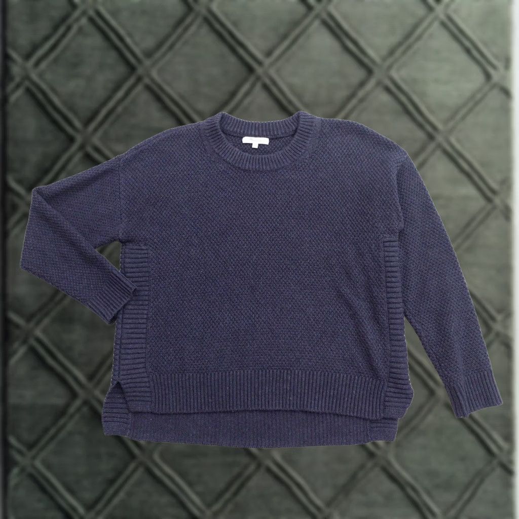 Madewell Madewell J. Crew Sweater Womens Size Medium Navy Blue Knit Pullover Sweatshirt Size M / US 6-8 / IT 42-44 - 1 Thumbnail