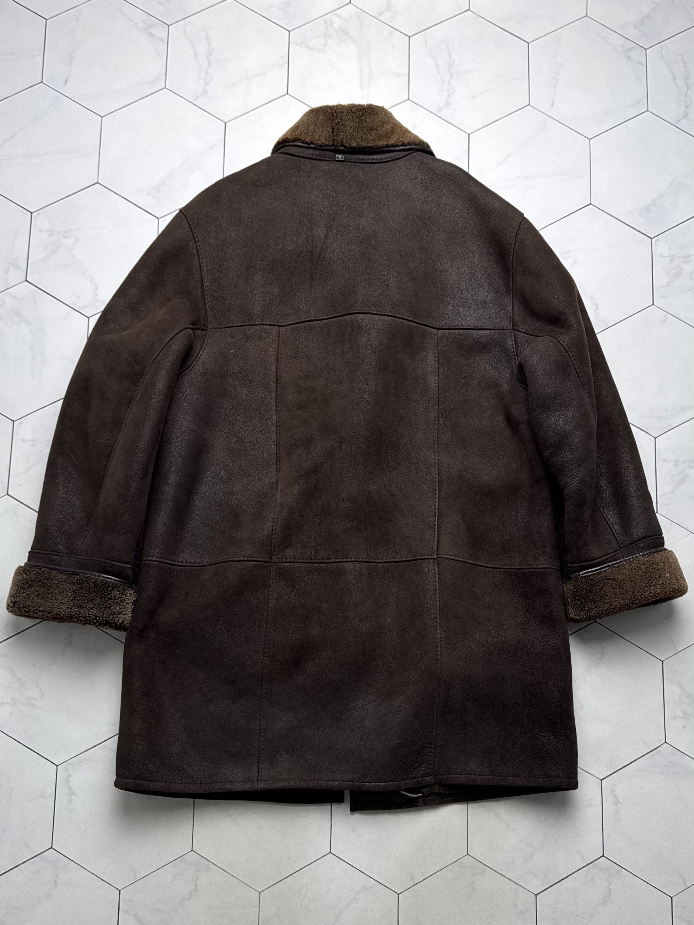 Vintage Vintage Real Sheepskin Coat(B409)E2D15 Size US XXL / EU 58 / 5 - 15 Thumbnail