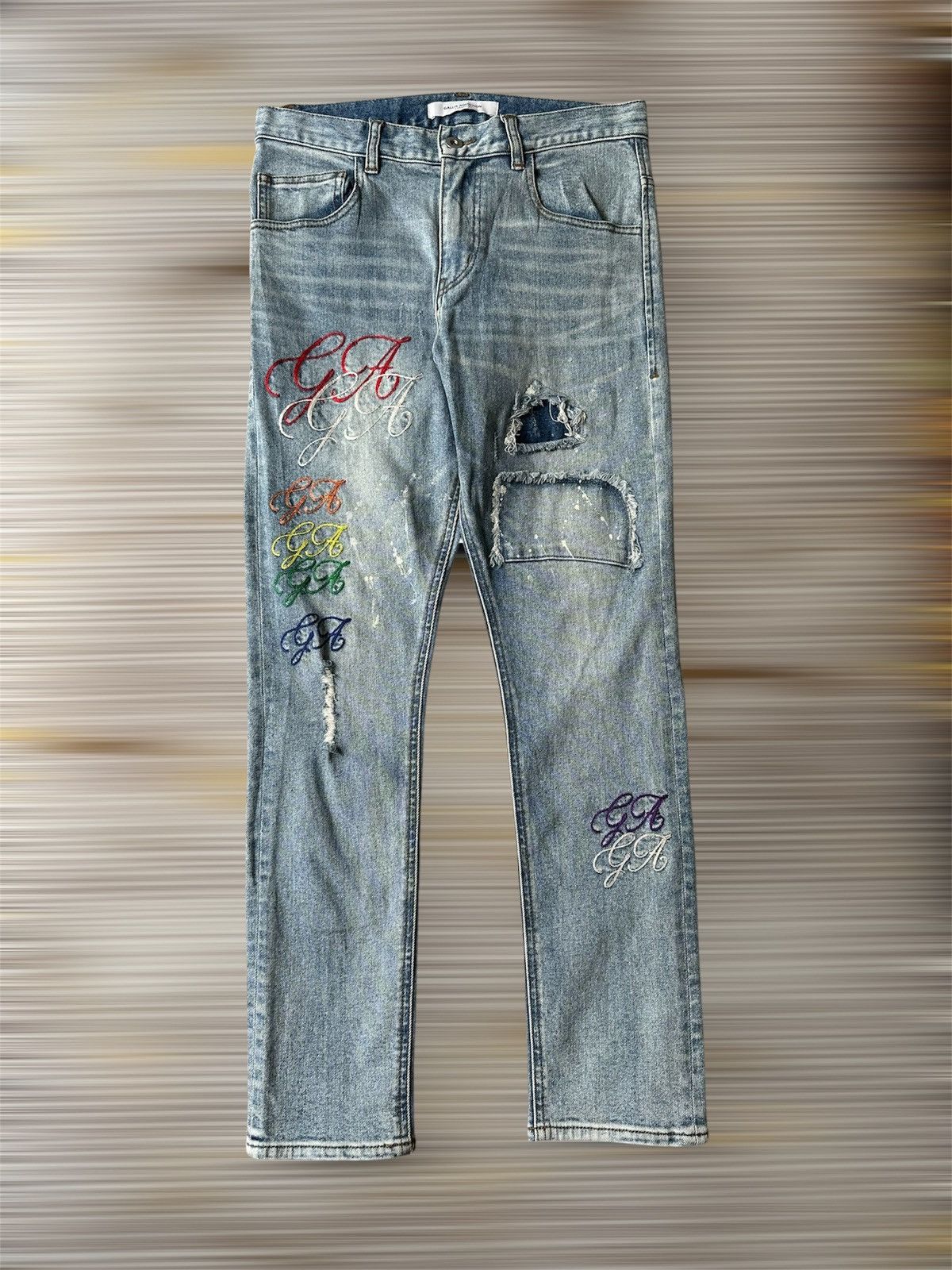 JACKROSE Gallis Addiction X Jackrose Distressed Denim Size US 30 / EU 46 - 1 Thumbnail
