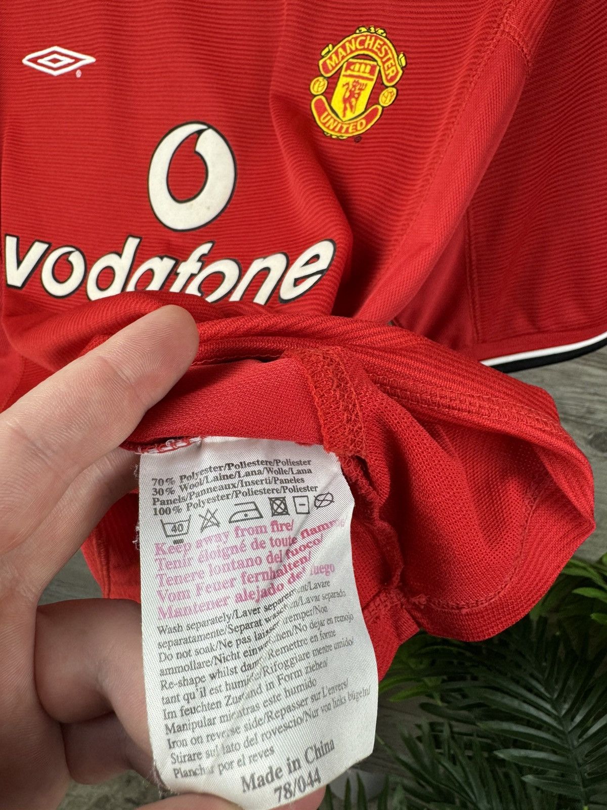 Umbro 2000 / 2002 Manchester United - Beckham #7 Umbro Archive Size US M / EU 48-50 / 2 - 11 Thumbnail