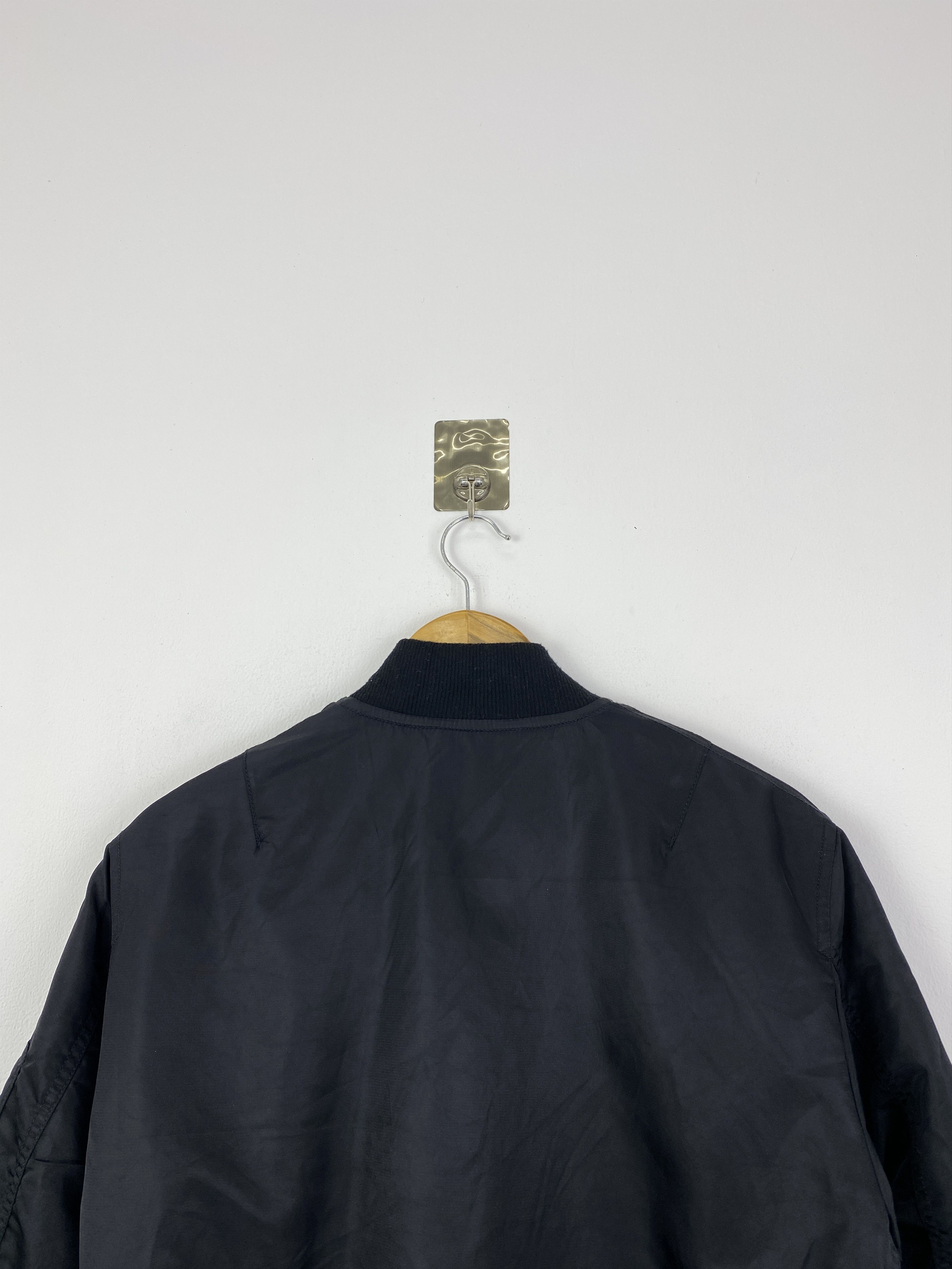 GU Vintage GU Full Zipper Black Bomber Jacket JA0181 Size US S / EU 44-46 / 1 - 4 Thumbnail