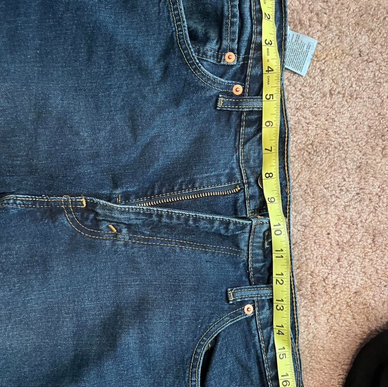 Levi's Levi's 505 navy jeans Size US 33 - 3 Thumbnail