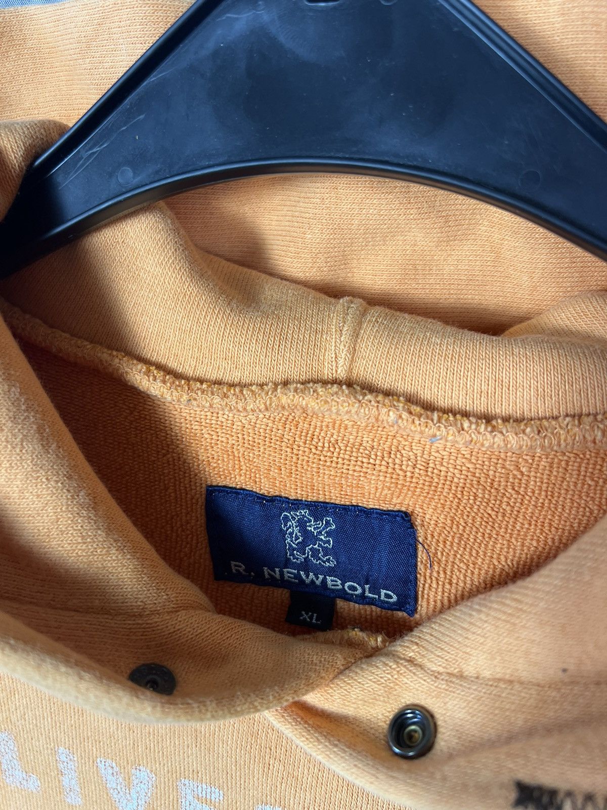 Japanese Brand × R.Newbold × Vintage R.Newbold Livestock Cargo Bull Japanese Orange Hoodie Size US XL / EU 56 / 4 - 5 Thumbnail