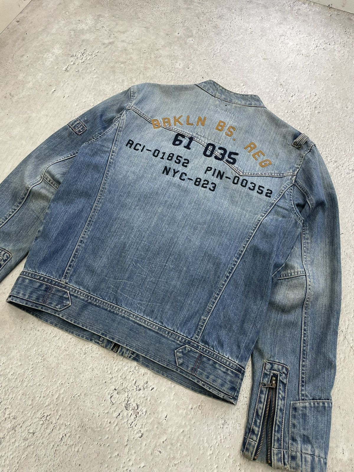 Diesel Diesel style distressed denim zipper jacket y2k hype Size US M / EU 48-50 / 2 - 10 Thumbnail