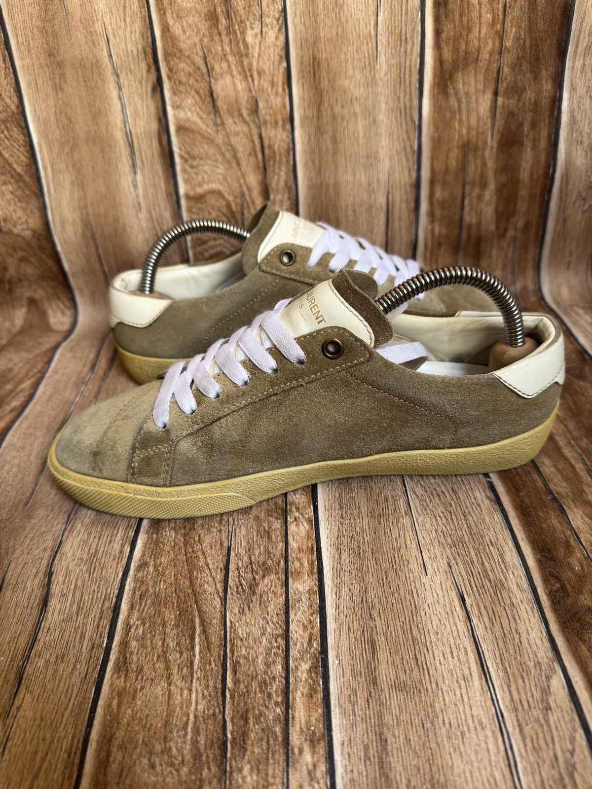 Hedi Slimane × Saint Laurent Paris court classic trainers Size US 7.5 / IT 37.5 - 10 Thumbnail