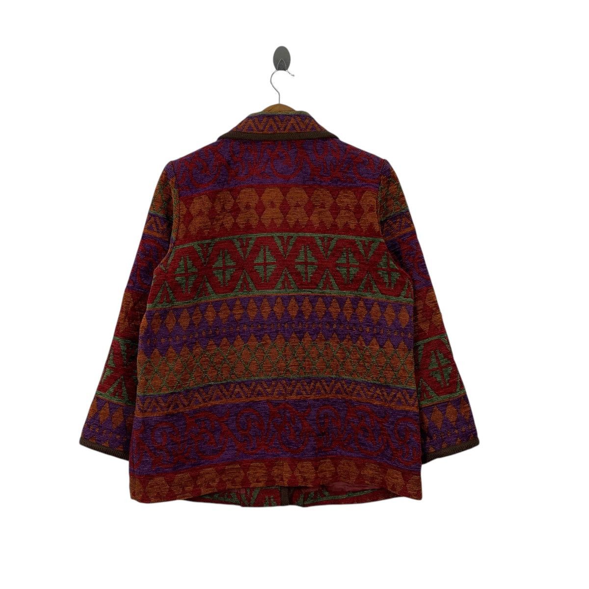 Japanese Brand × Vintage Vintage Natural Basic JAPANESE BRAND Aztec NavajoCoat Jacket Size L / US 10 / IT 46 - 2 Thumbnail