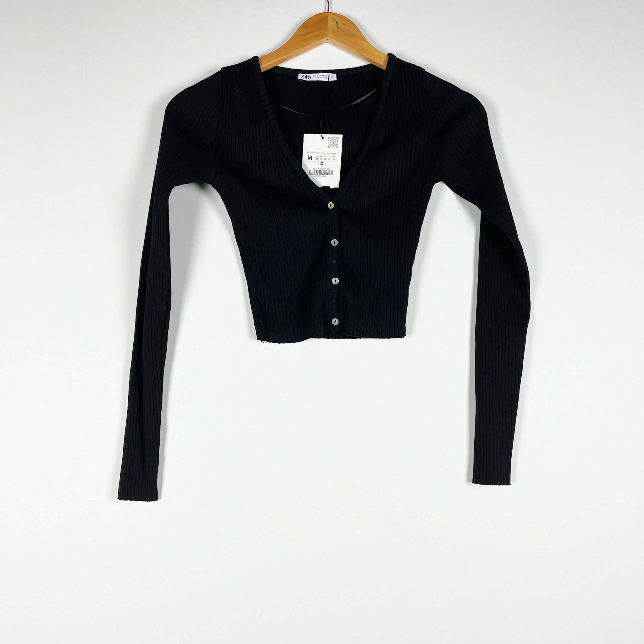 Zara NEW Zara Women's Ribbed Knit Stretch Size M / US 6-8 / IT 42-44 - 1 Thumbnail
