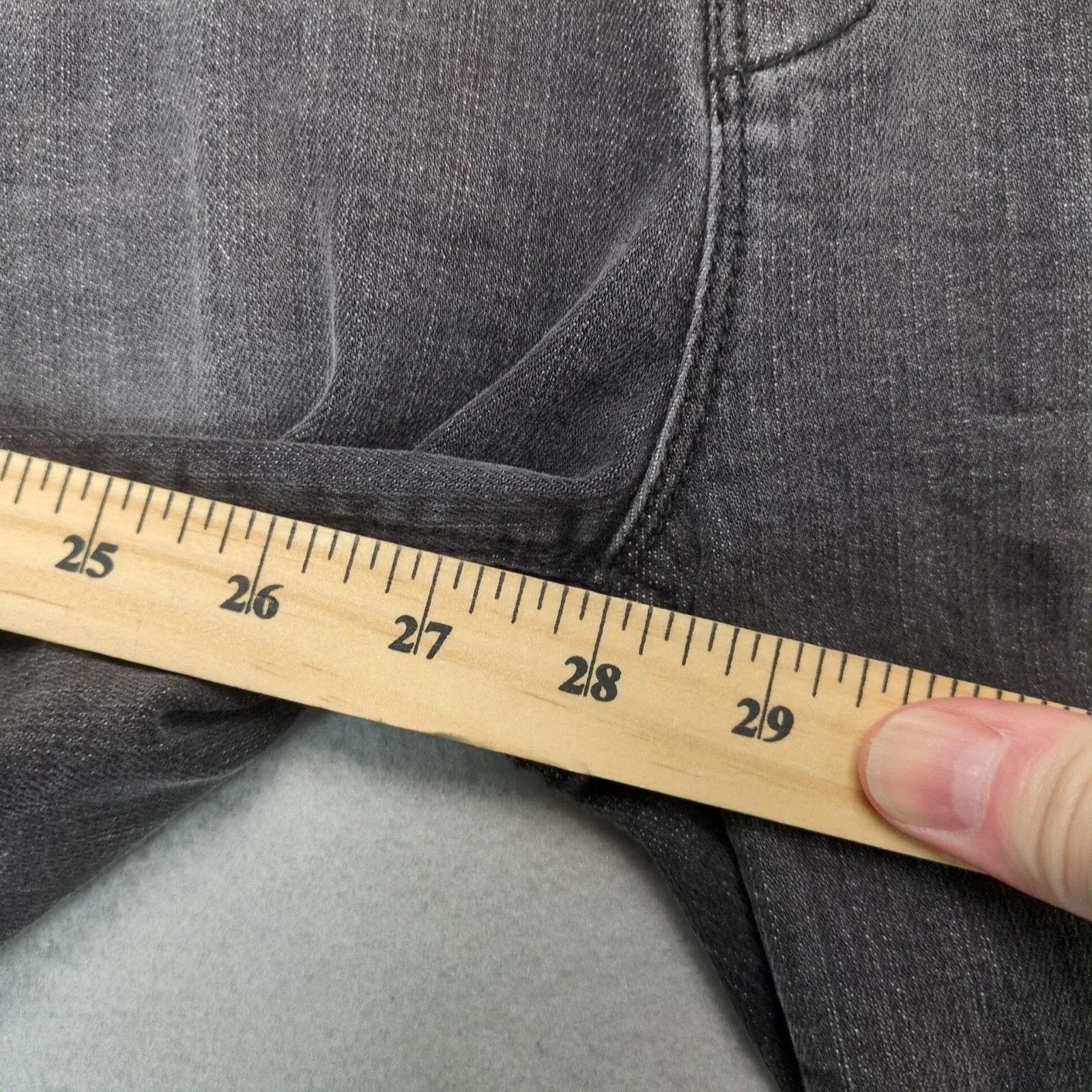 Other Unpublished Black Stretch Skinny Jeans Women's 28x28" Size 28" / US 6 / IT 42 - 6 Thumbnail