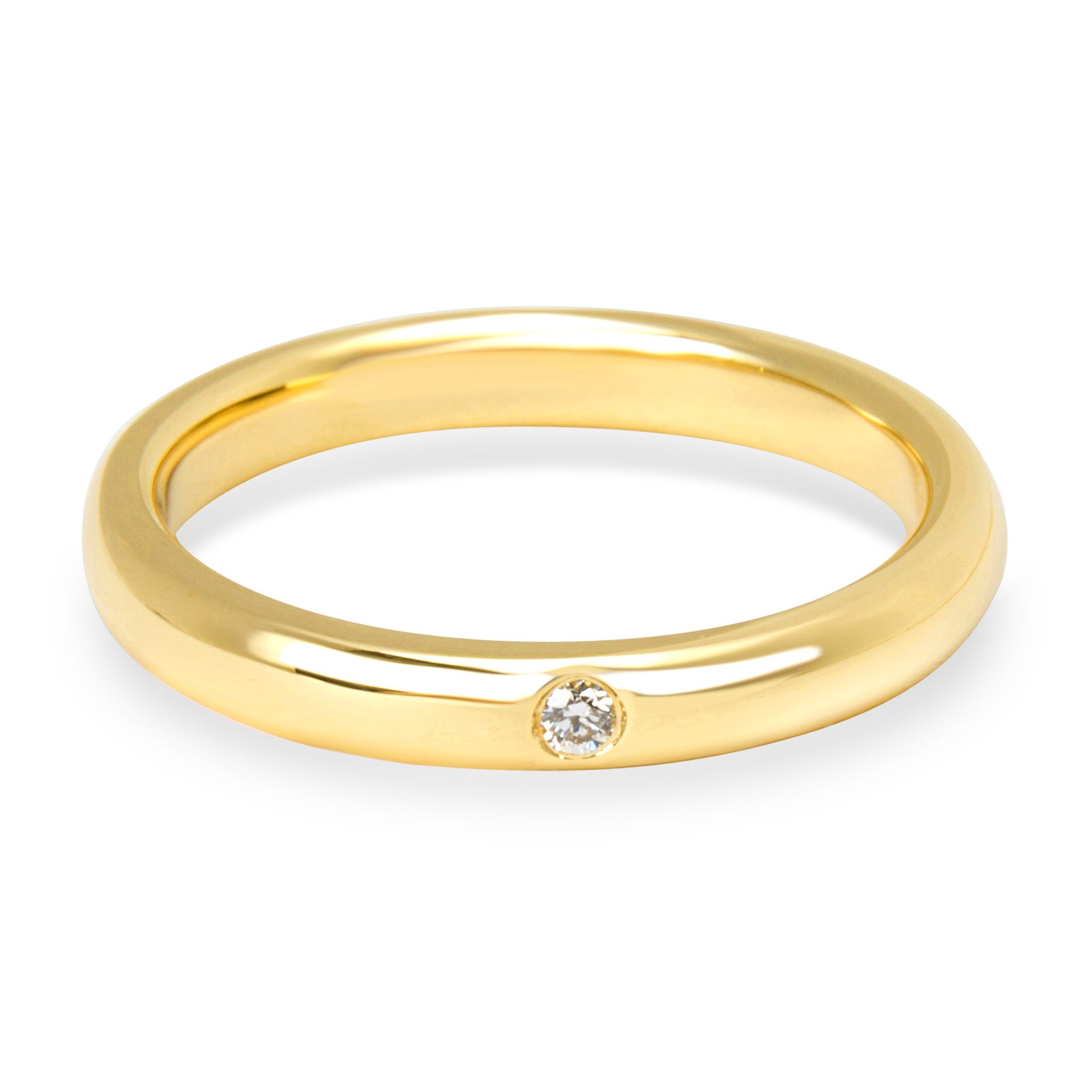 Tiffany & Co. Elsa Peretti Band in 18K Yellow Gold (0.03 CTW)