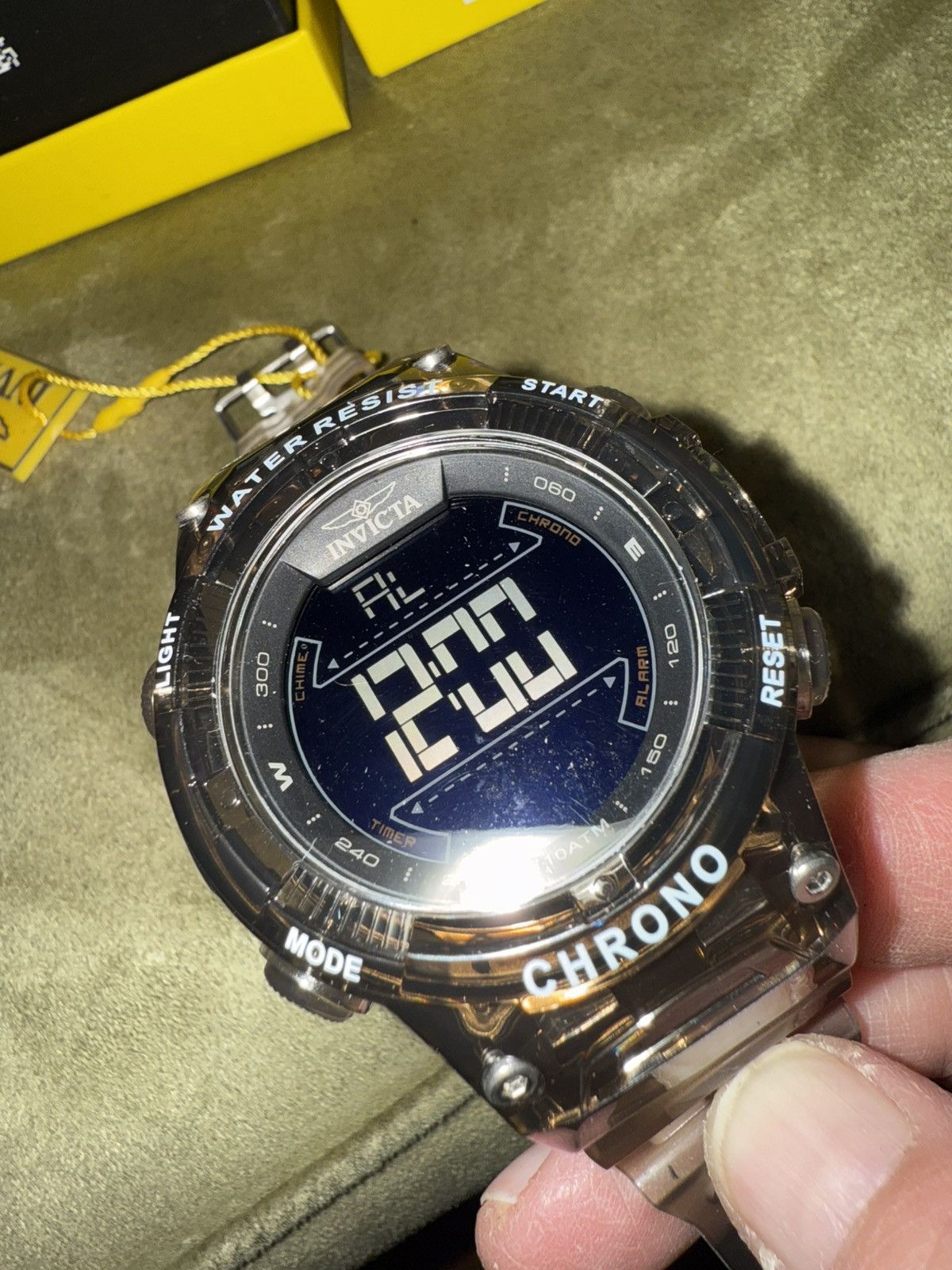 Invicta Invicta Racing “Burnout” Mens Translucent Digital Watch, NEW Size ONE SIZE - 20 Thumbnail