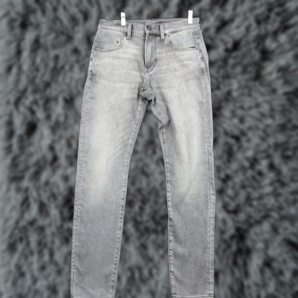 G-Star G Star Raw Jeans Men's 30W 32L Black Faded Denim Skinny Revend FWD Size US 30 / EU 46 - 1 Thumbnail