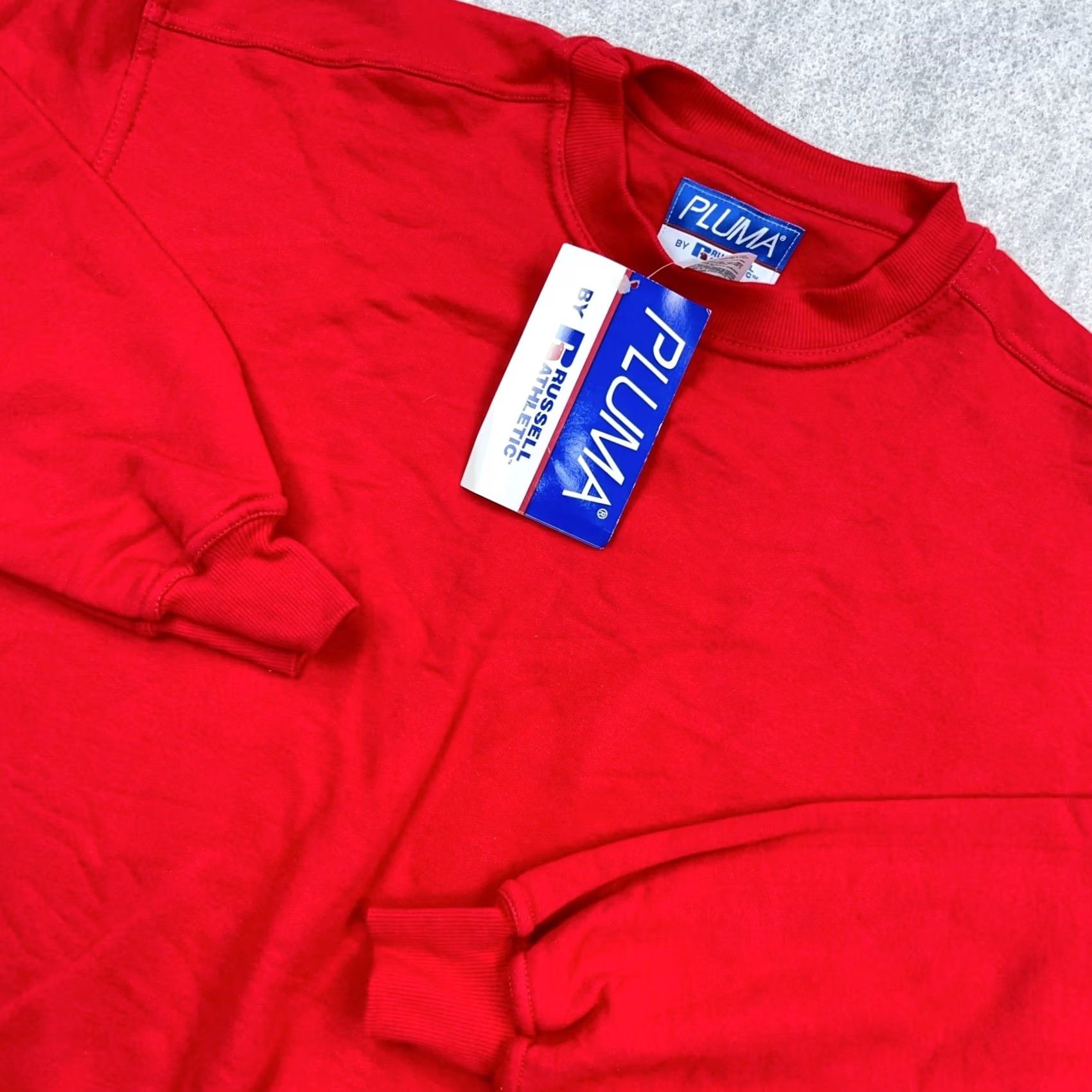 Russell Athletic VINTAGE Russell Athletic Sweatshirt Men XL Red Crewneck Size US XL / EU 56 / 4 - 2 Thumbnail