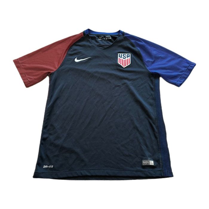 Nike Nike Men's Soccer Jersey USA National Team Black Away Kit 20 | Grailed