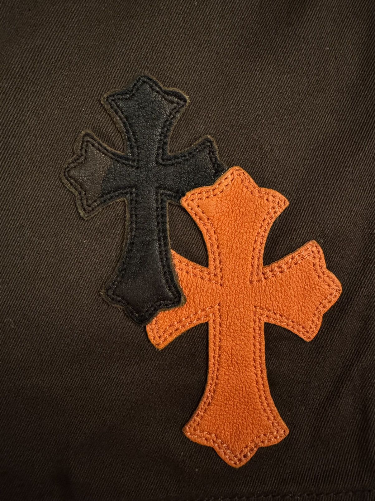 Chrome Hearts Chrome Hearts Brown Carpenter Pants with Orange Camo Patches Size US 36 / EU 52 - 11 Thumbnail