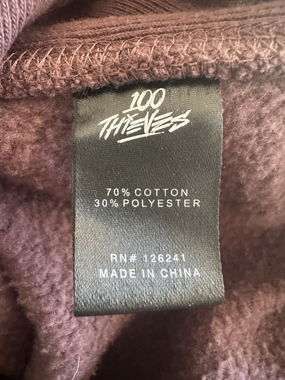 100 Thieves 100 Thieves Hoodie — Maroon (L) Size US L / EU 52-54 / 3 - 6 Thumbnail