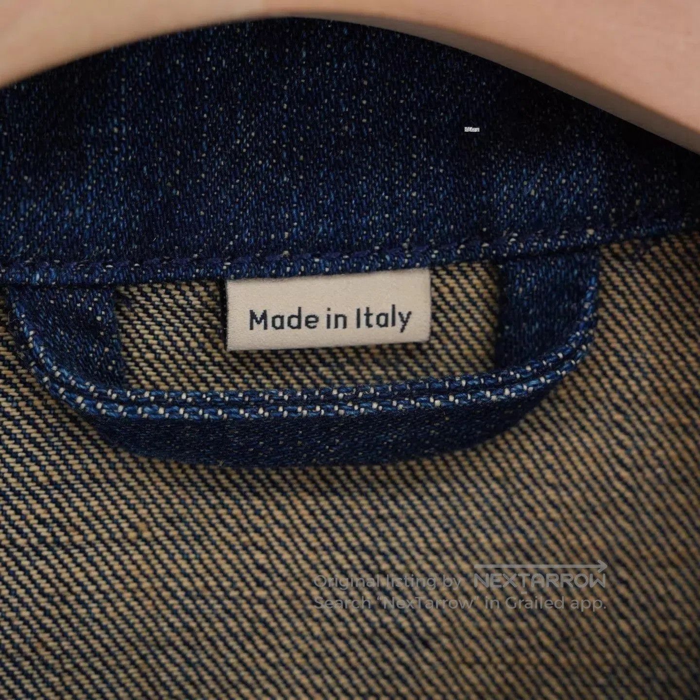 Gucci Blue Denim Jacket with Pattern & Leather Accents . Size US S / EU 44-46 / 1 - 5 Thumbnail