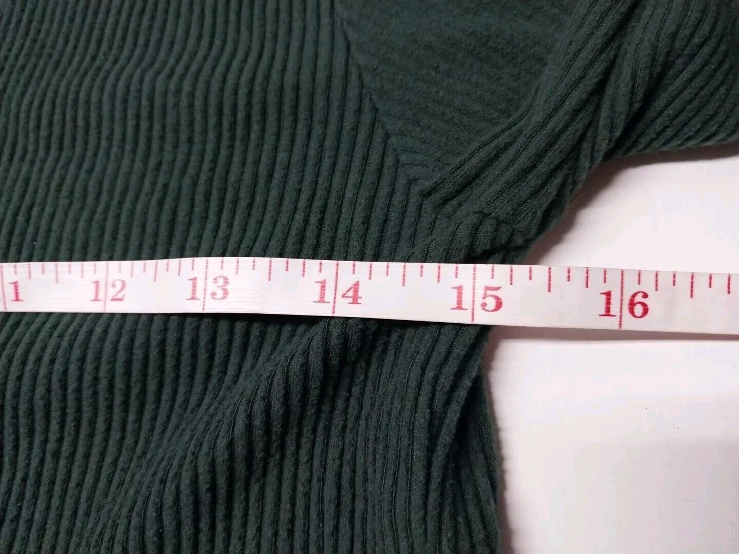 Old Navy Old Navy Ribbed Shirt Women Junior Large Dark Green Stretch Size L / US 10 / IT 46 - 8 Thumbnail