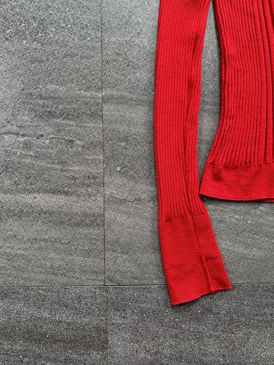 Maison Margiela FREE TAX! Line 4 Wool Ribbed Knit Sweater Size S / US 4 / IT 40 - 3 Thumbnail
