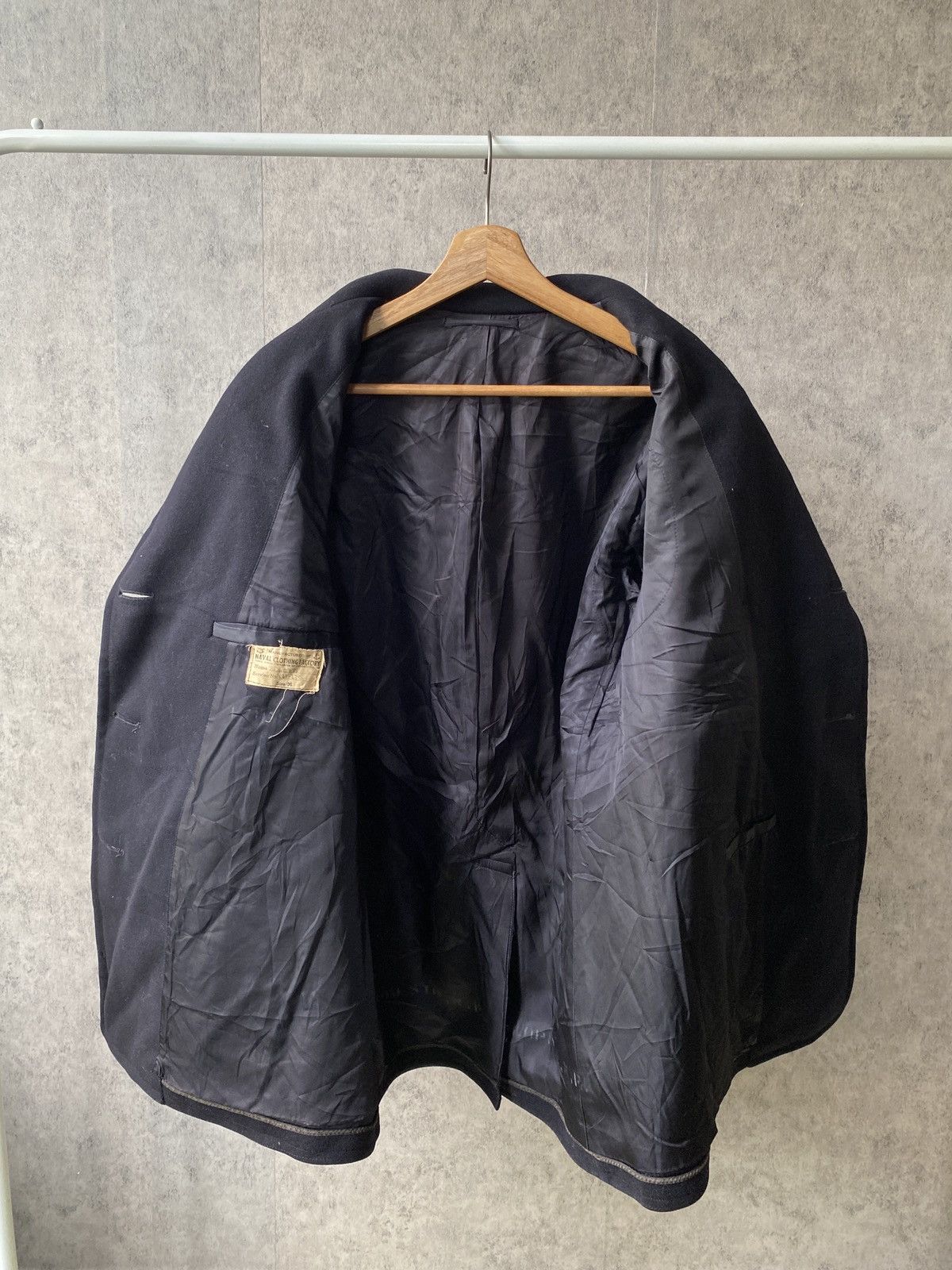 Naval Clothing Factory × Vintage WWII 40s/50s Naval Clothing Factory Heavy Coat Military Size US M / EU 48-50 / 2 - 8 Thumbnail