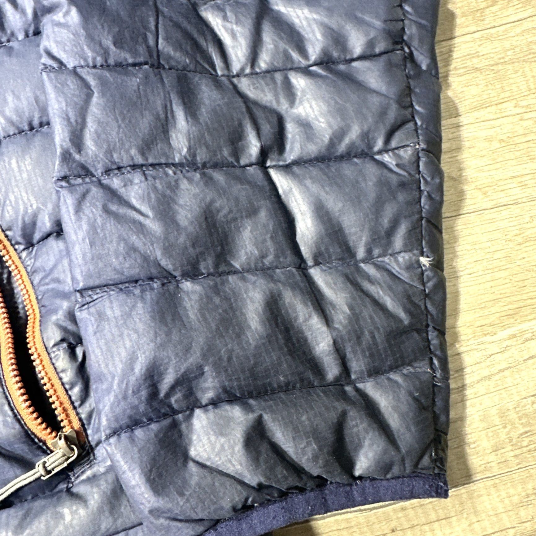 Patagonia Patagonia Women Navy Blue Down Puffer Jacket Full Zip M READ Size M / US 6-8 / IT 42-44 - 7 Thumbnail