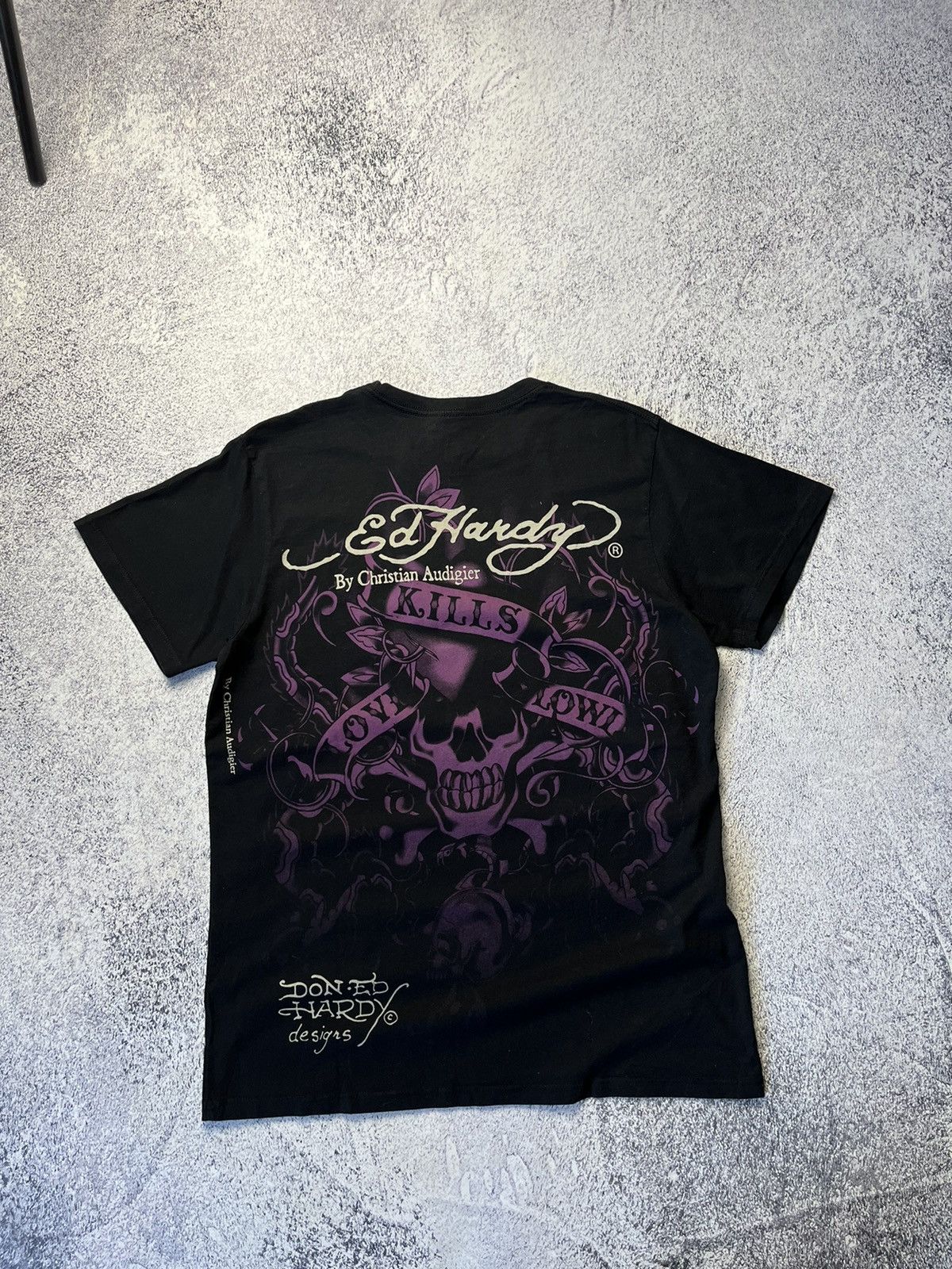 Christian Audigier Vintage Ed Hardy USA T shirt Rare Y2K Size US M / EU 48-50 / 2 - 11 Thumbnail