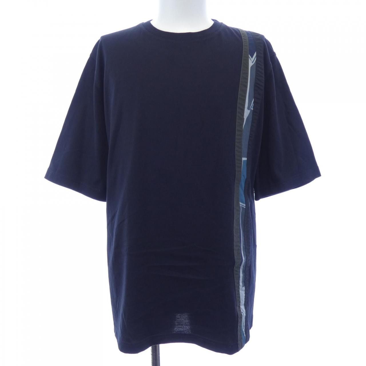 Hermes Hermes Hermes Onde Coloree M T-shirt Cotton T-Shirts DUTY FREE for USA Size ONE SIZE - 1 Thumbnail
