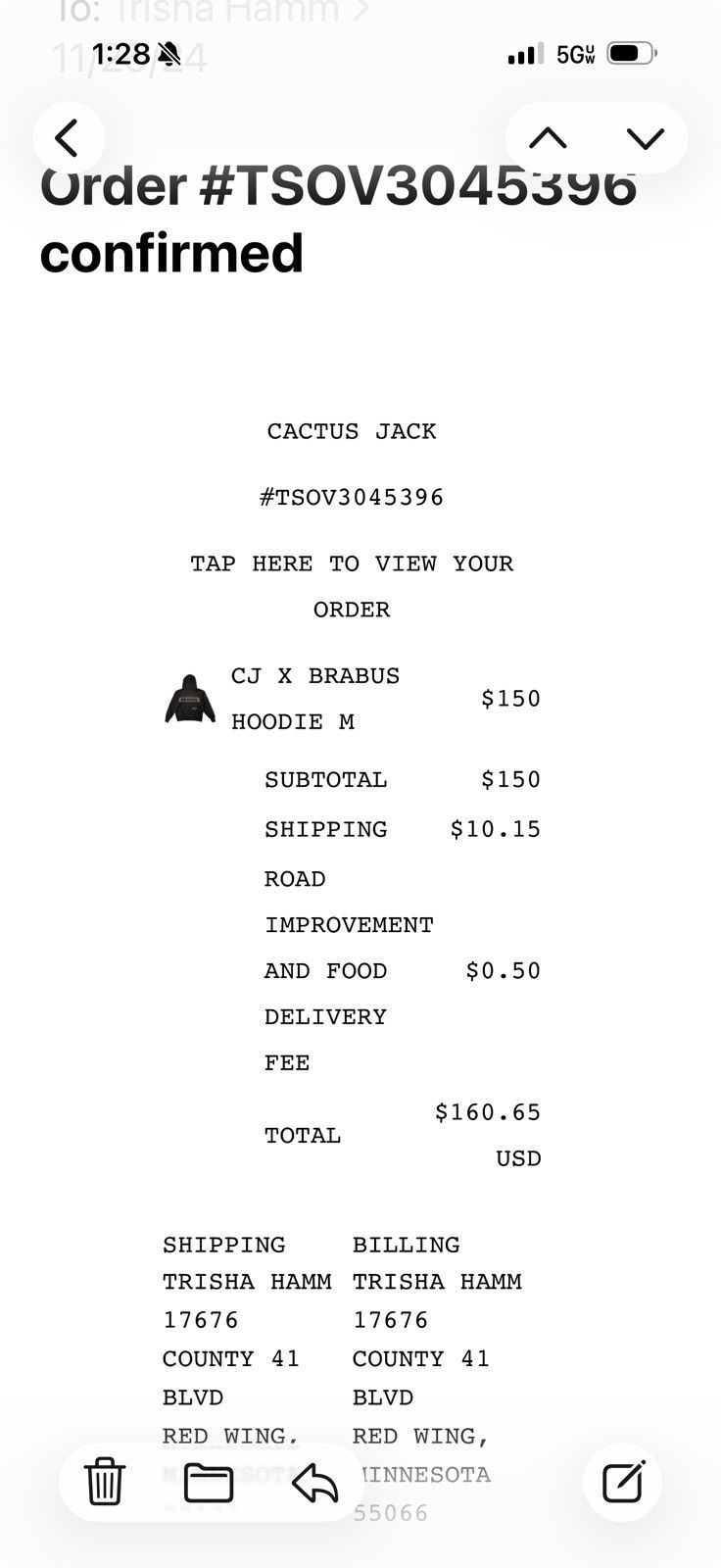 Travis Scott Cactus Jack x Brabus Hoodie Size US M / EU 48-50 / 2 - 5 Thumbnail
