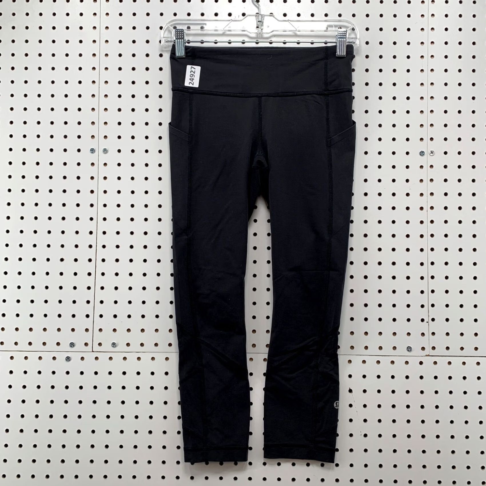 Lululemon Lululemon Run Inspire Black Crop Leggings Pants Womens Size 4 25x22.5 Size 27" / US 4 / IT 40 - 5 Thumbnail