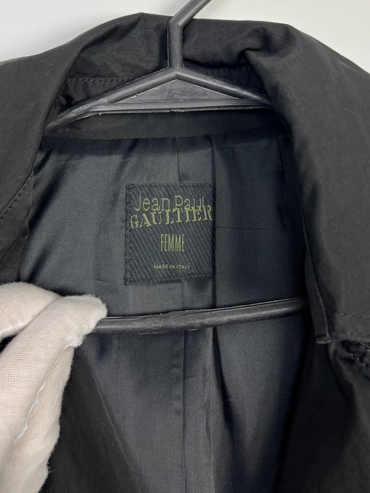 Jean Paul Gaultier Jean Paul Gaultier Femme Double-Breasted Coat Made in Italy Size S / US 4 / IT 40 - 5 Thumbnail