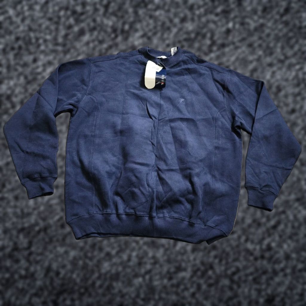 Fila VINTAGE FILA Sweatshirt Mens XL Blue Embroidered Logo Crew Neck Jersey Size US XL / EU 56 / 4 - 1 Thumbnail