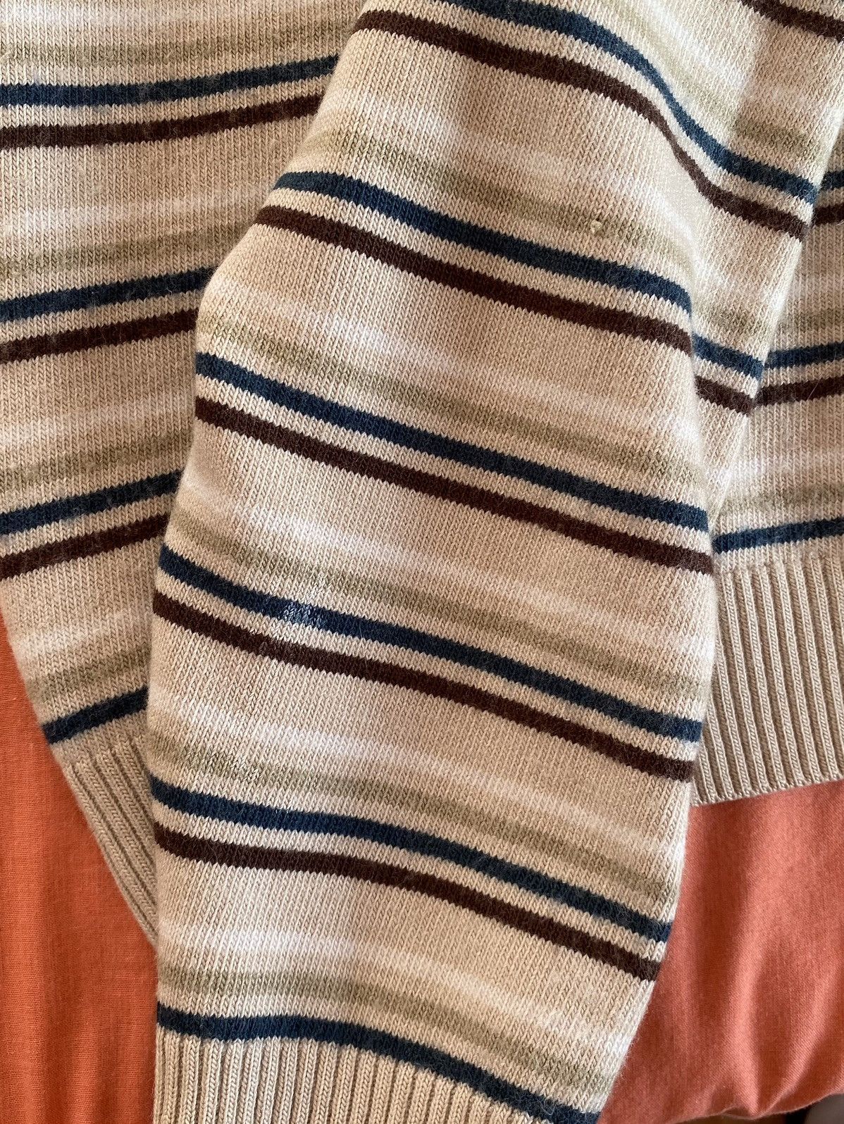 Lacoste Vintage Lacoste Wool Striped Sweater Sweatshirt Size US XL / EU 56 / 4 - 5 Thumbnail