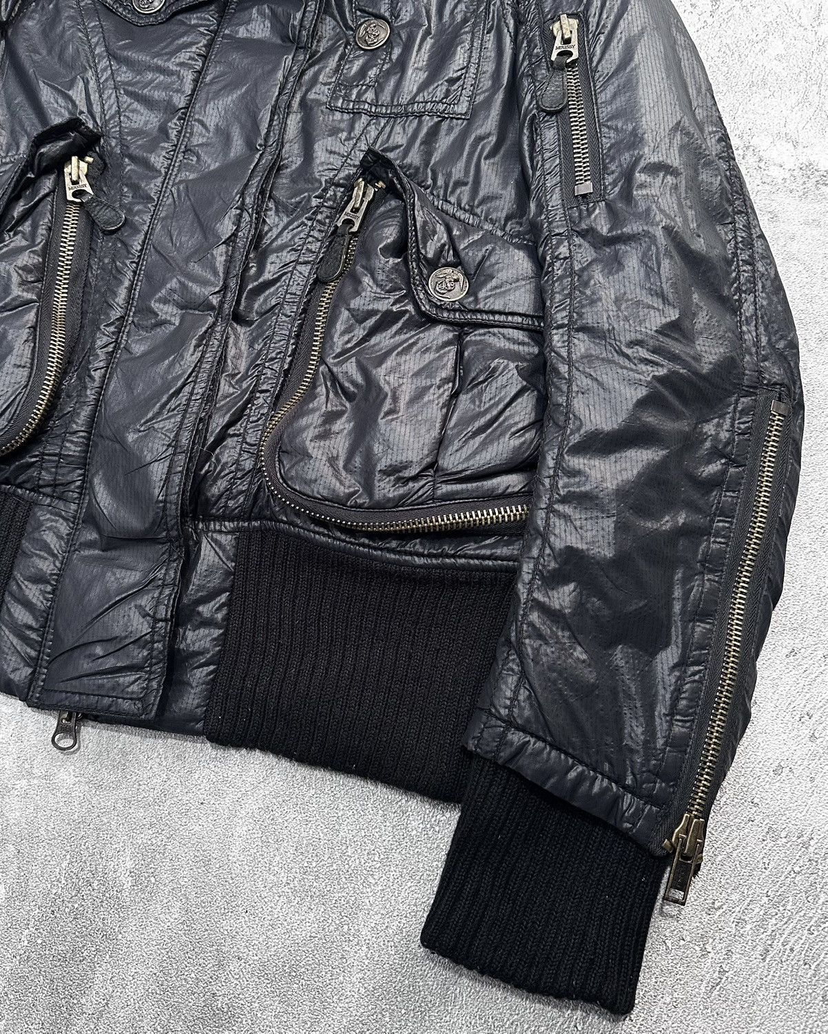MOUSSY Fur Jacket Moussy Japanese Bomber Hooded Jacket Lgb Style Size US S / EU 44-46 / 1 - 5 Thumbnail