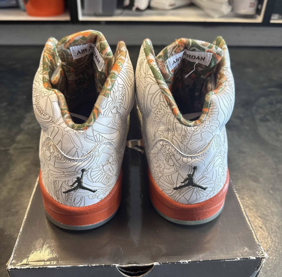 Nike Jordan 5 Laser (2007) Size US 13 / EU 46 - 4 Thumbnail