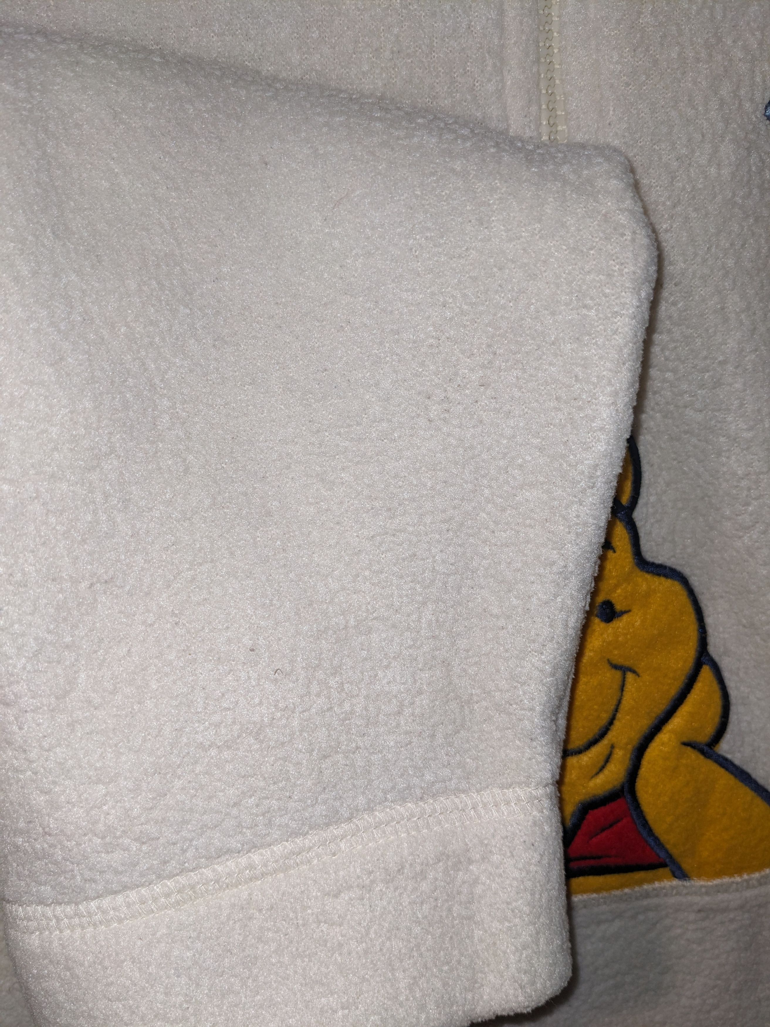 Disney × Vintage Vintage 2010's Winnie the Pooh Fleece Half Zip Sweater Size US XL / EU 56 / 4 - 7 Thumbnail